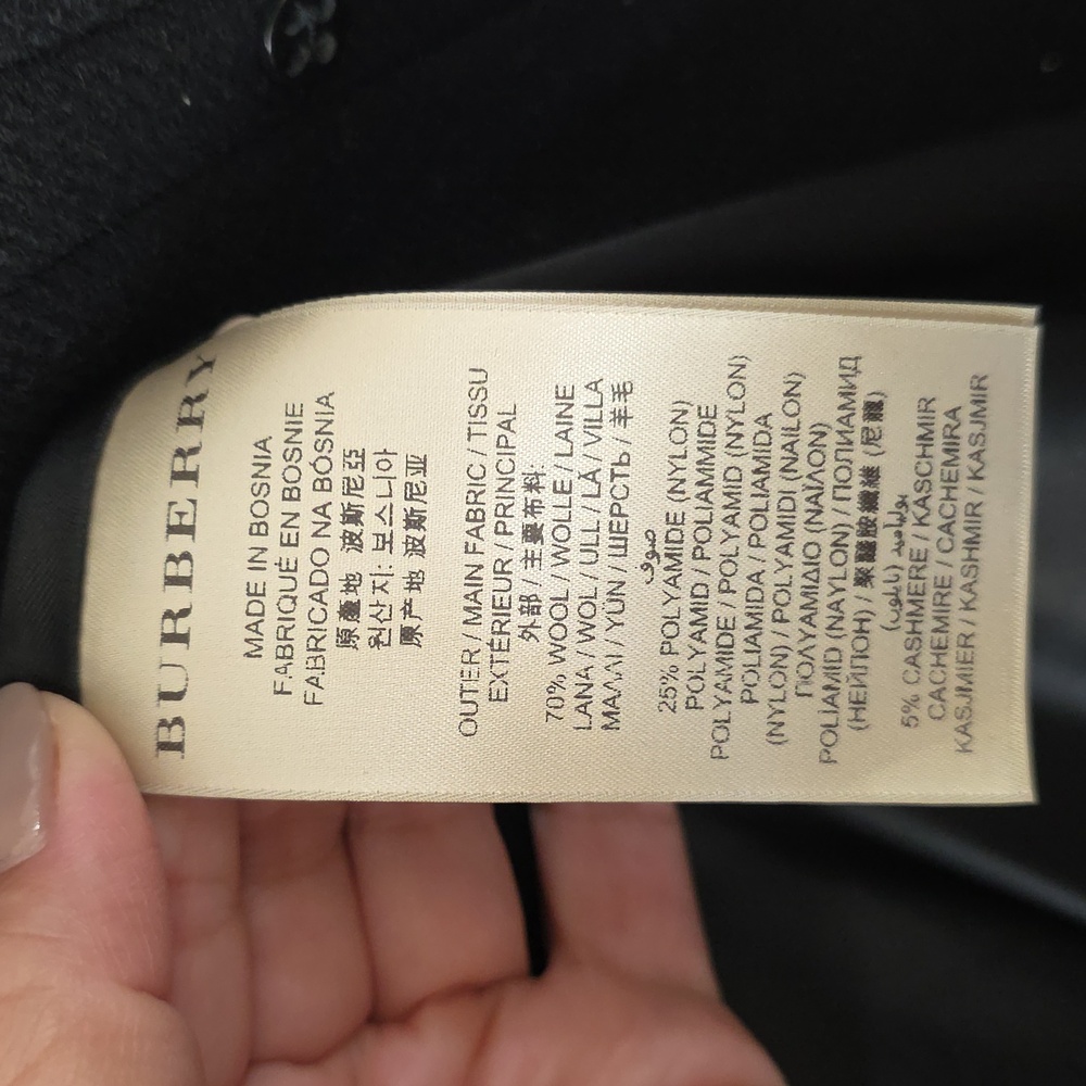 BURBERRY BRIT | $1595 Wool & Cashmere Coat - Picture 12 of 16